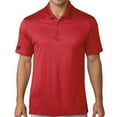 thumbnail image 1 of Adidas 71778 Performance Mens Polo, College Red - Medium, 1 of 3