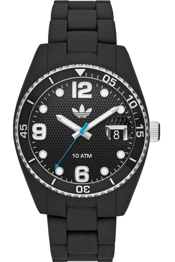 ADH6159 Brisbane Women's Analog Plastic Watch Black Bracelet