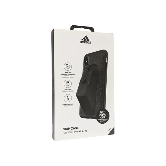 Adidas Active Grip Case with Stand for Apple iPhone X/Xs - Black