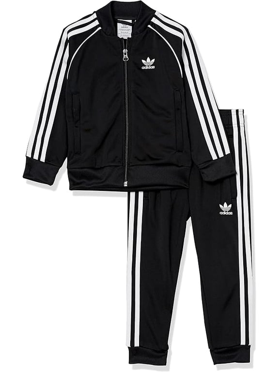 Adicolor SST H25260 Unisex Kid's Black/White Track Suit Size 2XS CL789