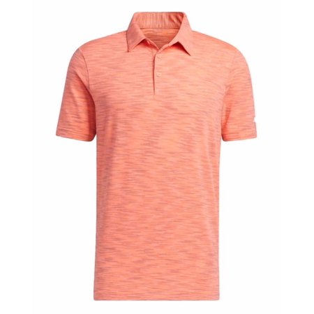 Adidas Golf Space Dye Polo Coral Fusion Large