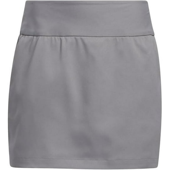 adidas Womens Ultimate 365 Solid Golf Skort Skirt (Grey Three, X-Large)