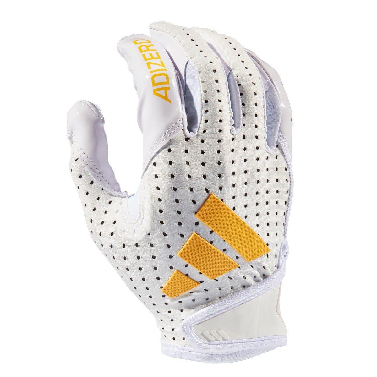 gold adidas football gloves