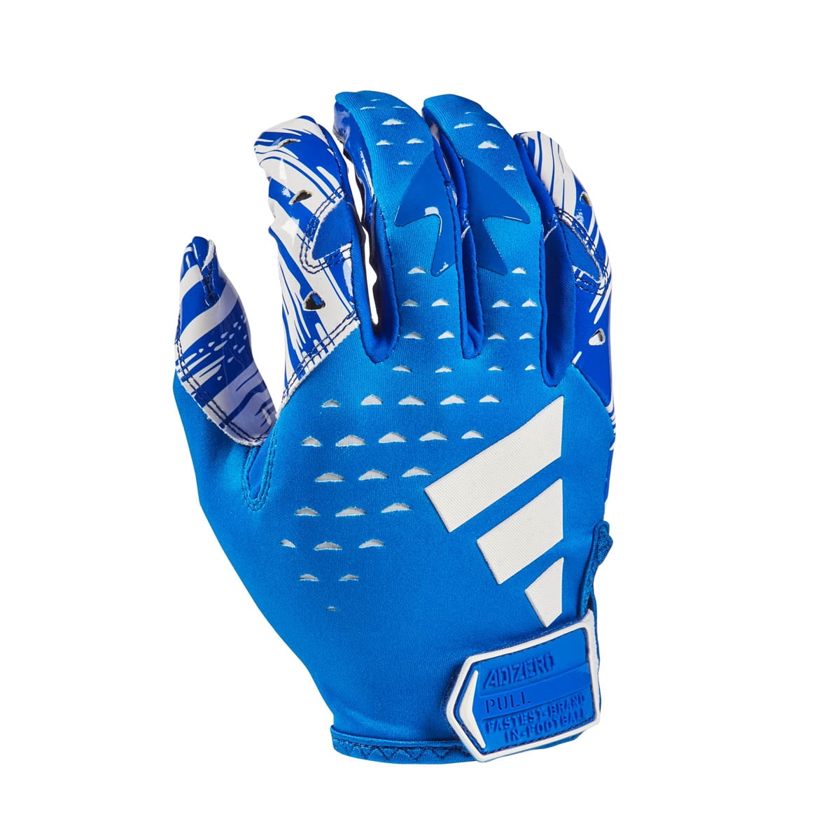 blue adidas football gloves