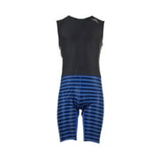 Adidas Adizero Sleeveless Compression Running Track Suit (Large, Gray/Blue)
