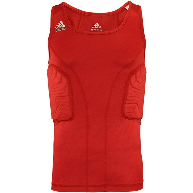 Adidas Adult Techfit Padded Compression Shirt, Color Options 