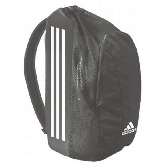 Adidas Adult Youth Wrestling Gear Bag Backpack Equipment 24" x 12" (Onyx/White)