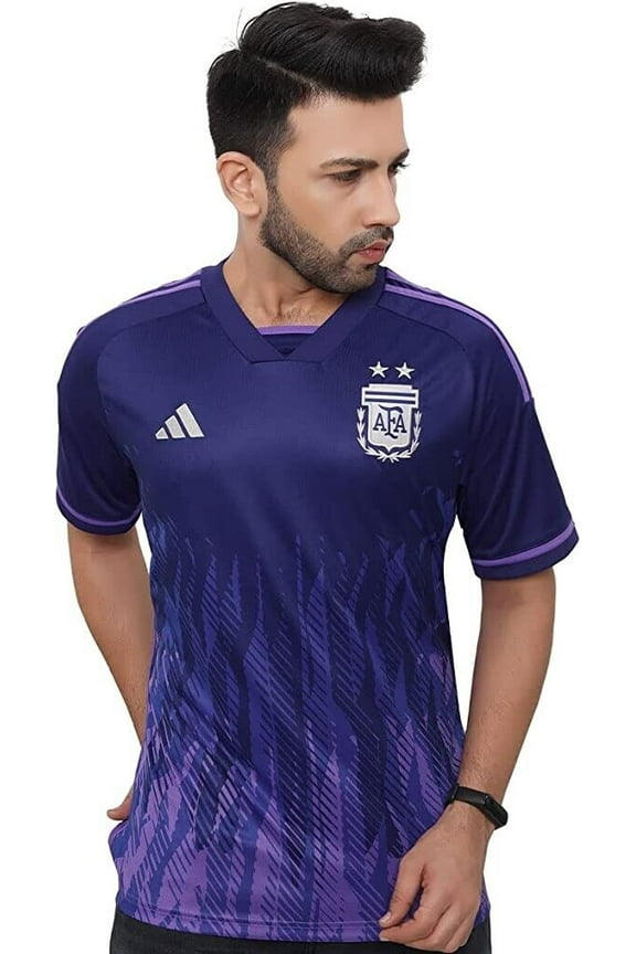 Argentina 22 HF2159 230 Men's Indigo/Purple Rush Away Jersey Size 2XL JR2