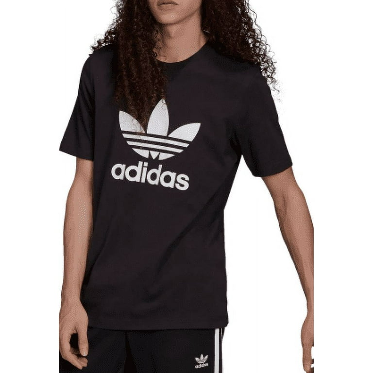 Classics Trefoil Adidas Adicolor T-Shirt, Men\'s X-Large BLACK/WHITE Originals US