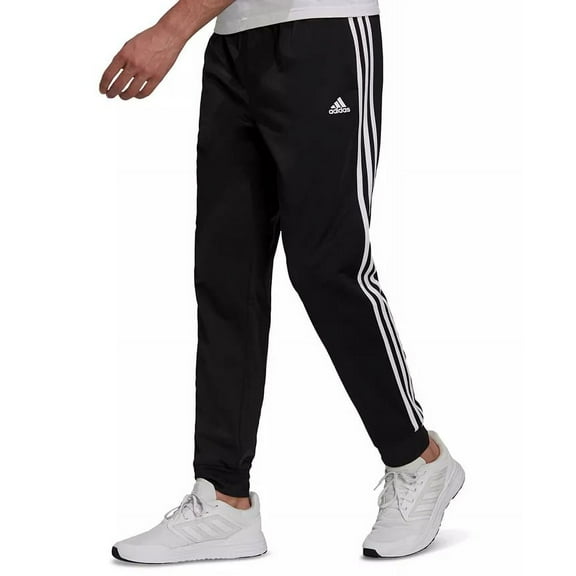 Adidas BLACK/WHITE Men's Tricot Jogger Pants, US 2X-Large