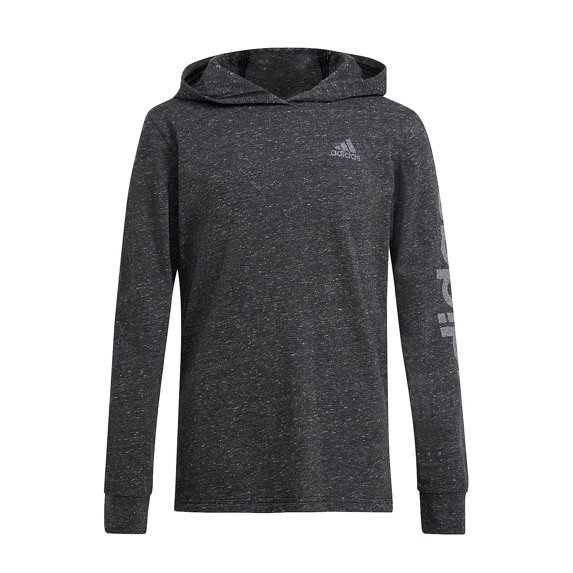 Adidas Big Boys Hooded Long Sleeve T-Shirt