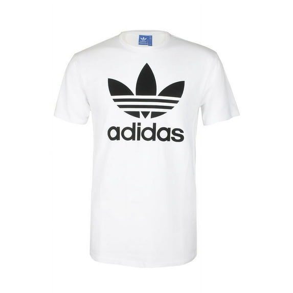 Adidas Black Originals Trefoil Men's White T-Shirt