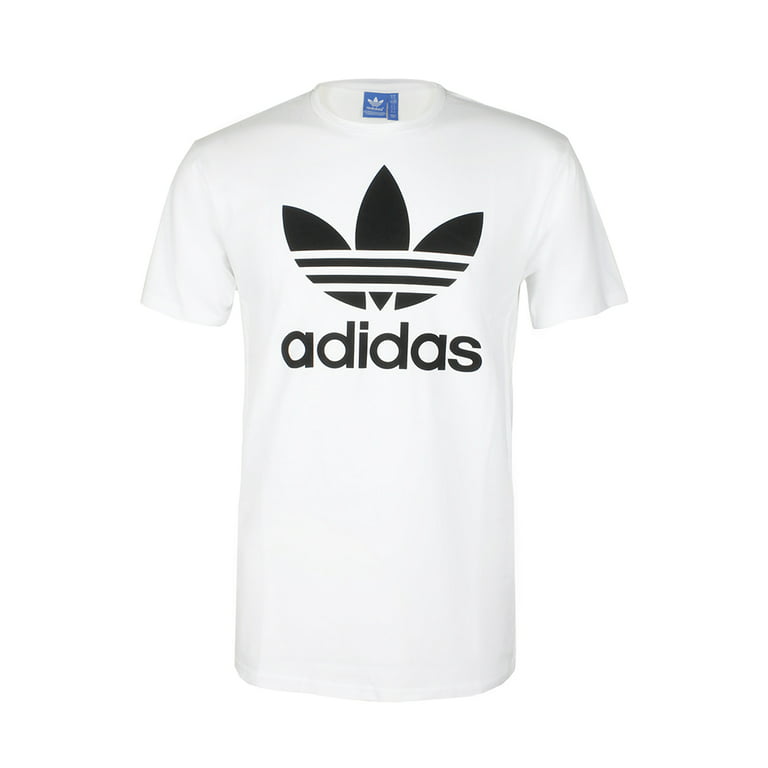 Adidas Black Originals Trefoil T-Shirt White Men\'s