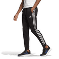 thumbnail image 1 of Adidas Black/White Essentials French Terry Tapered Cuff 3-Stripes Pants - 2XL, 1 of 3