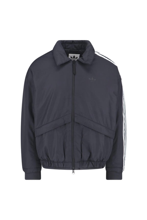 Bomber Jacket With Contrast Stripes And Zip Closure (Men's)