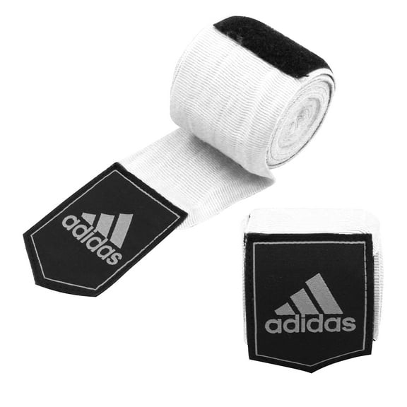 Adidas Boxing Hand Wraps, for Men & Women, White, 3,55M