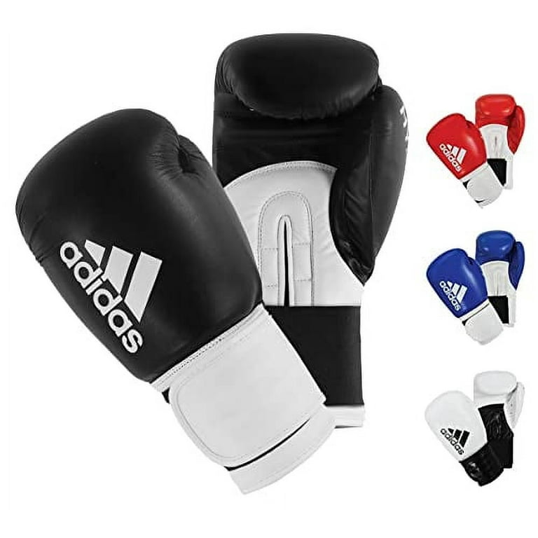 Adidas Boxing and Kickboxing Gloves - Hybrid 100 - for Men and Women - for  Punching, Fitness and Heavy Bags - Black/White, 12oz | Boxhandschuhe