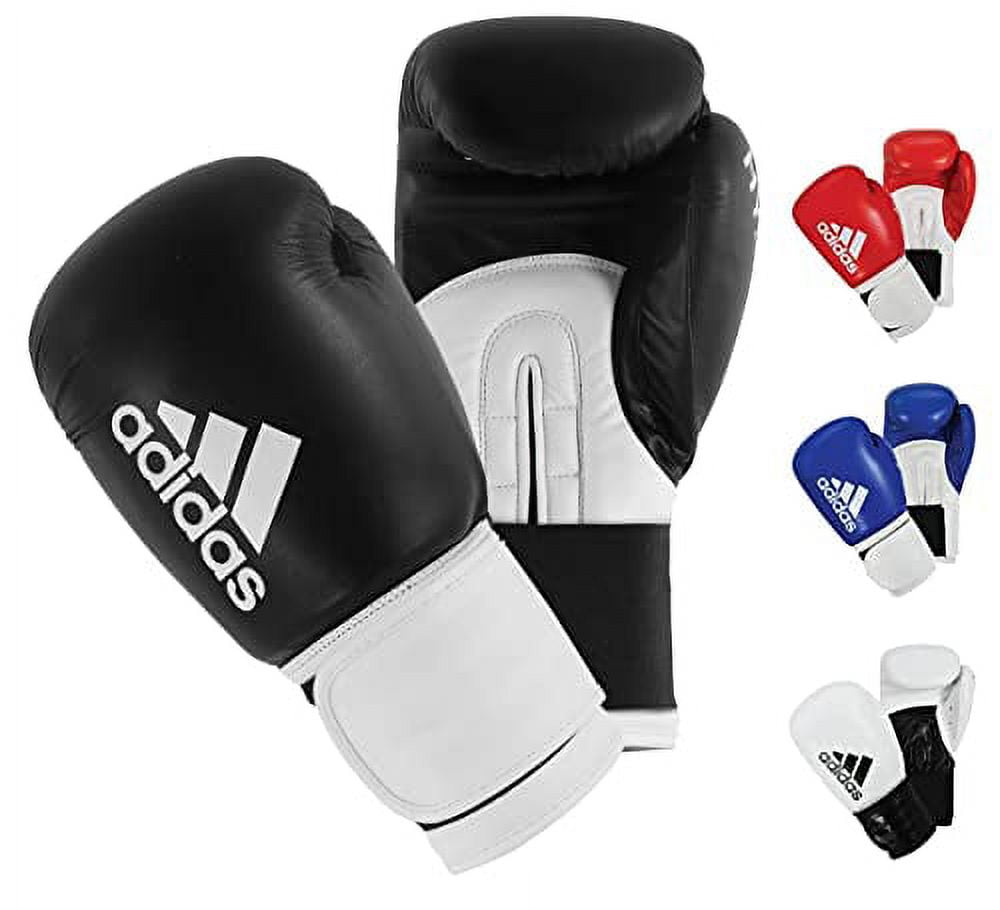 Kickboxing and Women and Bags Men 16oz Hybrid Boxing and 100 Fitness - - Adidas for - for Black/White, Heavy - Punching, Gloves