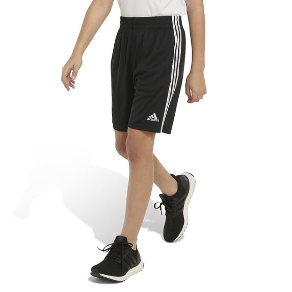 Boys 8-20 adidas Classic Three-Stripe Shorts in Regular & Husky Color: Adi Black Size: X LARGE