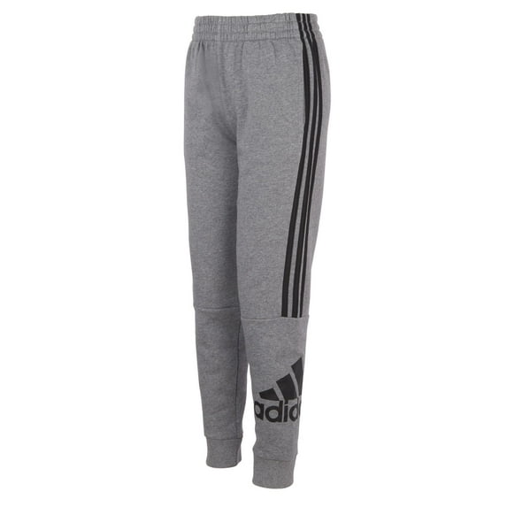 Adidas Boys 8-20 Core 3-Stripes Joggers Grey 10/12