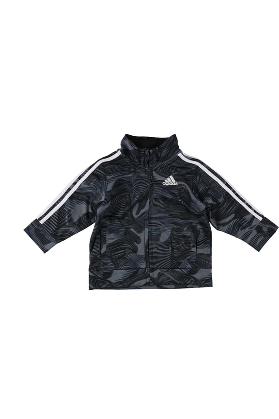 Boys Camo Track Jacket, Grey, Infant, 6 mos