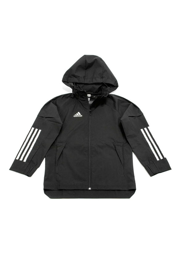 Boys Condivo 20 All Waether Jacket, Black \ White,S - US