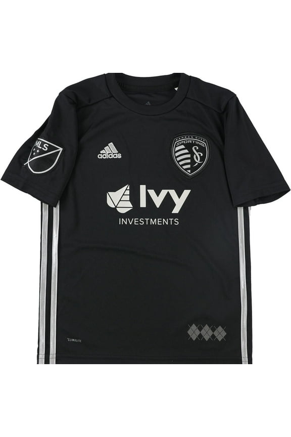 Boys Kansas City Sporting Jersey, Black, Big Kids (8-20), S