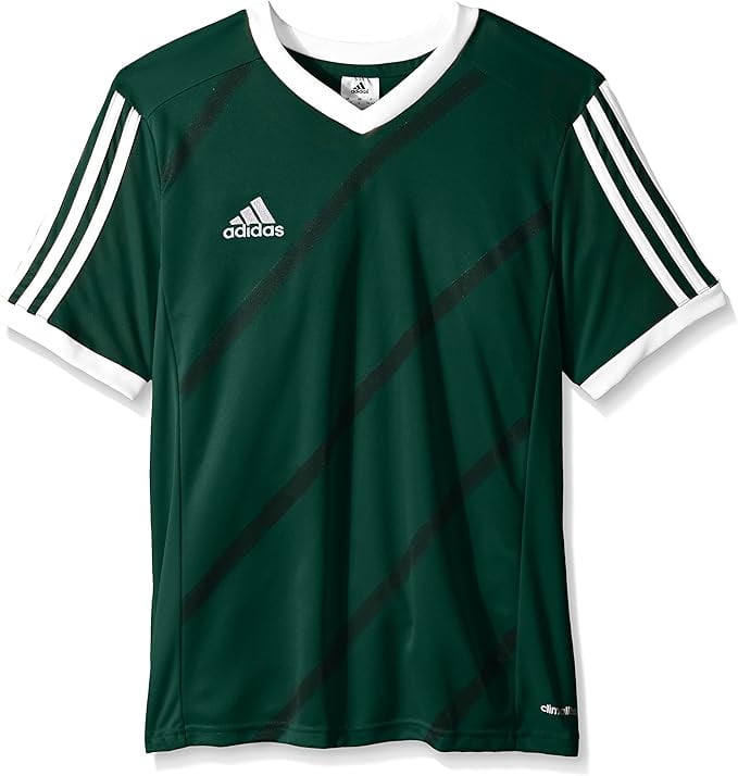 Adidas Boys Tabela 14 Jersey T-Shirt Green/White - large