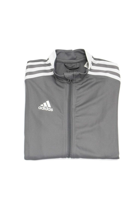 Boys Tiro 21 Track Jacket, Team Grey Four \ White,XL - US