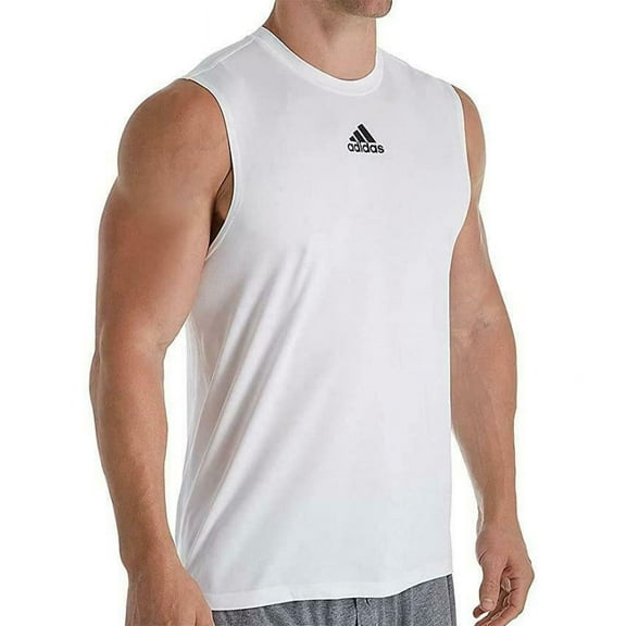 Adidas Climalite Men's Team Creator Sleeveless Tee EK0094 White