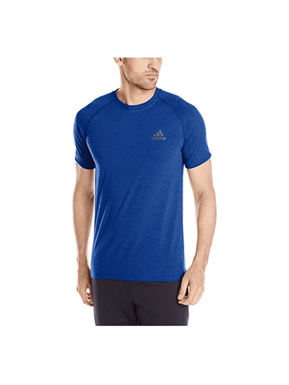 Climalite Mens T-Shirt, Croyal/Black, XL