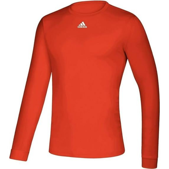 Adidas Creator Long Sleeve Top - Men's Training XS Collegiate Orange/White