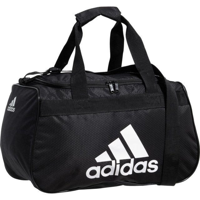 Adidas Diablo Small II Duffel Sports Athletic Black Gym Bag