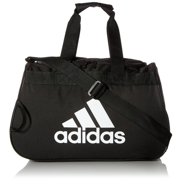 Adidas Diablo Small Sport Duffle Duffel Carry Overnight Travel Bag (Black)