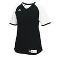 thumbnail image 1 of Adidas Diamond Queen 2.0 Womens V-Neck Softball Jersey 7430W Black/White, 1 of 1