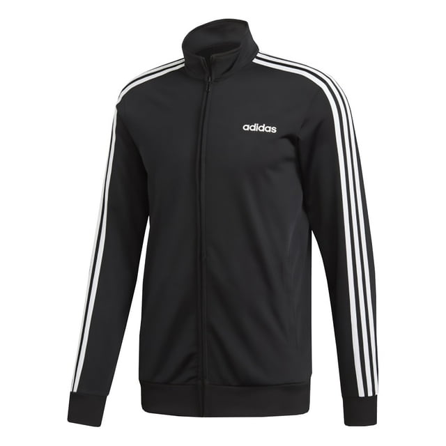 Adidas Essentials 3 Stripe Men's Track Jacket DQ3070 - Black, White