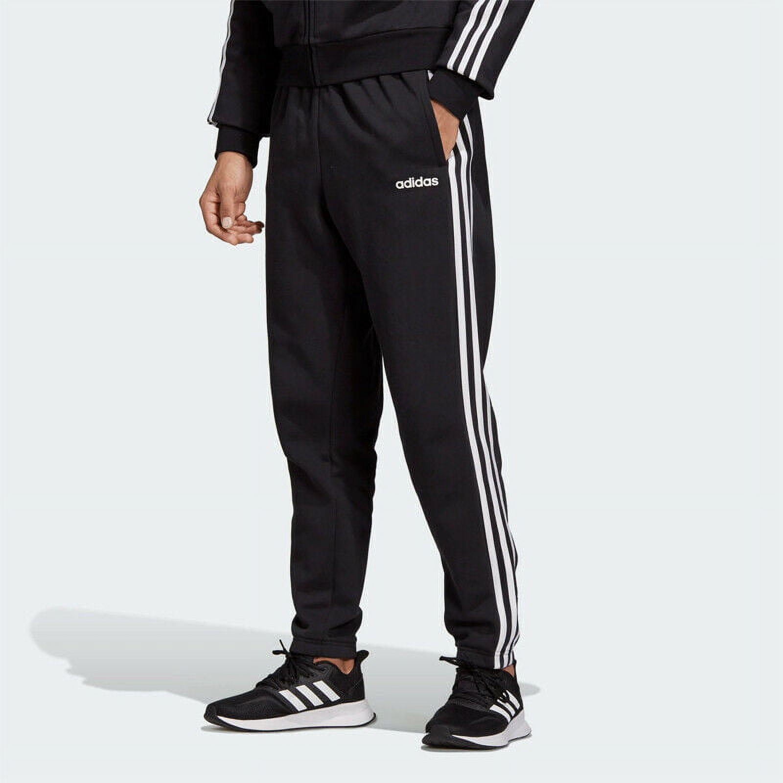 Adidas Essentials 3-Stripes Tapered Pants Black/White DQ3093 