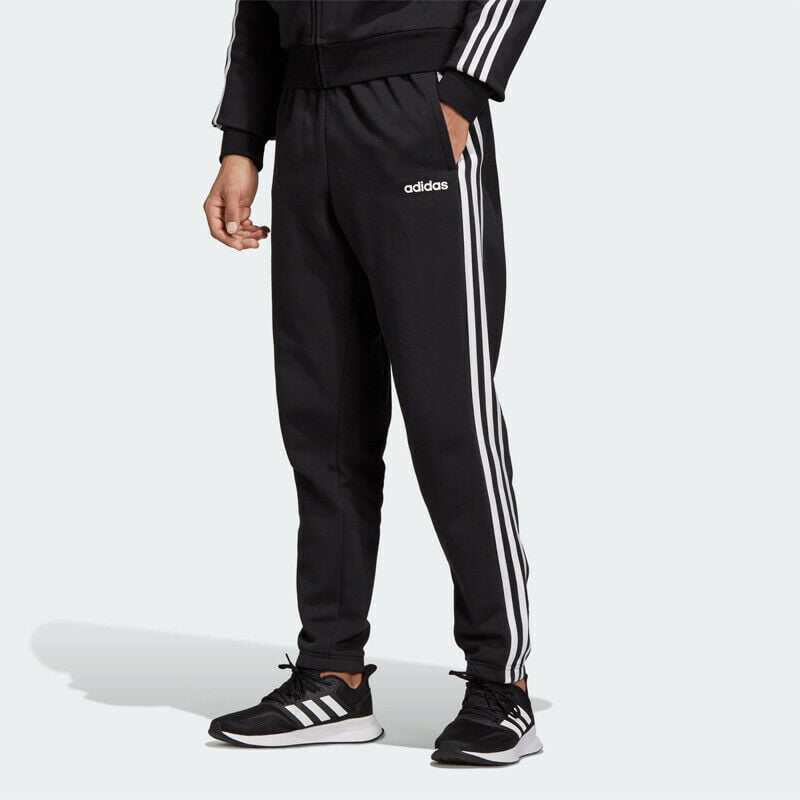 Adidas Essentials 3-Stripes Tapered Pants Black/White DQ3093 - Walmart.com
