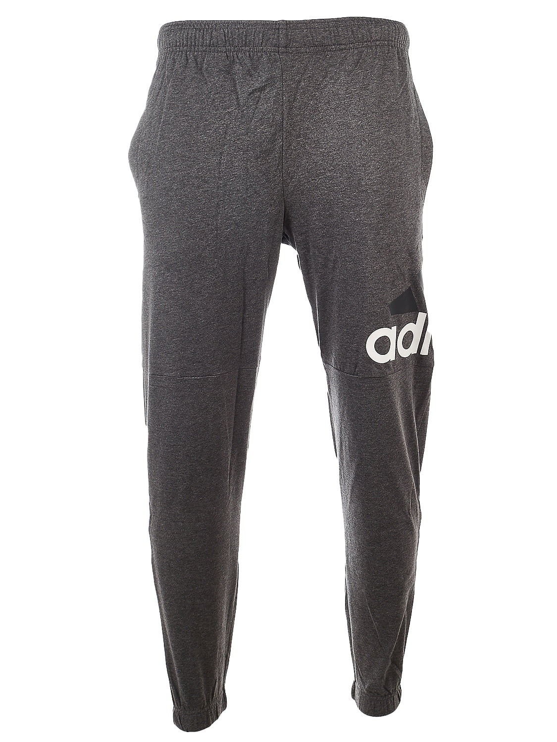 Logo Adidas Heather/White - Essentials Pants Grey Dark S - Mens - Performance