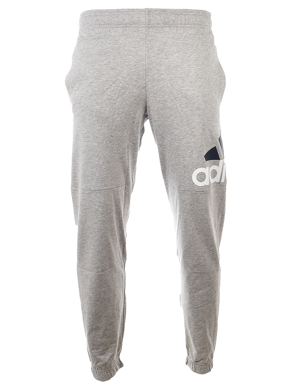 Adidas Essentials Performance Logo Pants - Medium Grey Heather/White/Black - Mens - XL - image 1 of 3