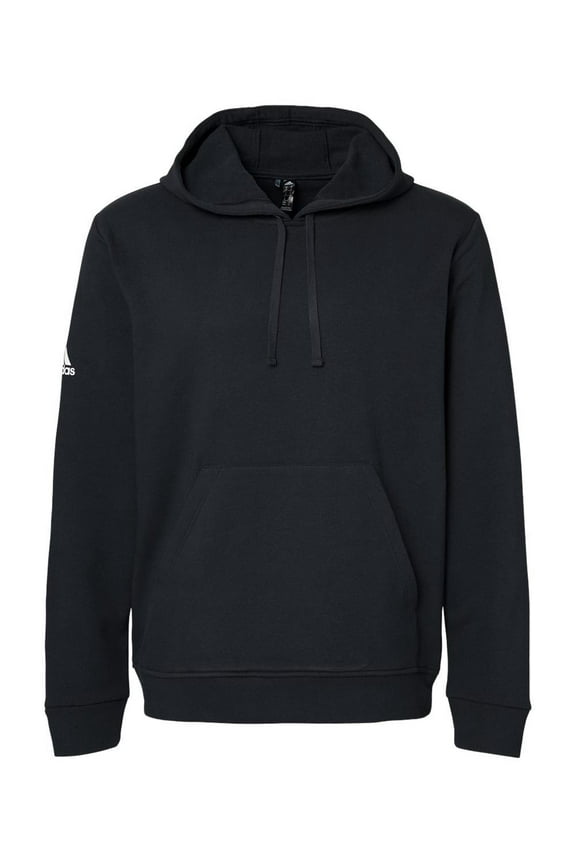 - Fleece Hooded Sweatshirt - A432 - Black - Size: L