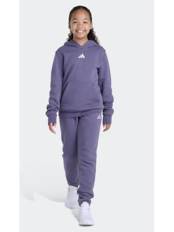 Girls 2-Piece Long Sleeve Fleece Pullover & Jogger Set