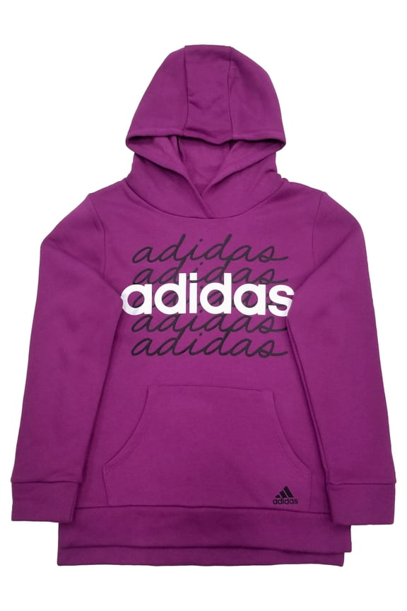 Girls Berry Purple Silver Athletic Hoodie Sweatshirt Sweat Shirt LP (14)