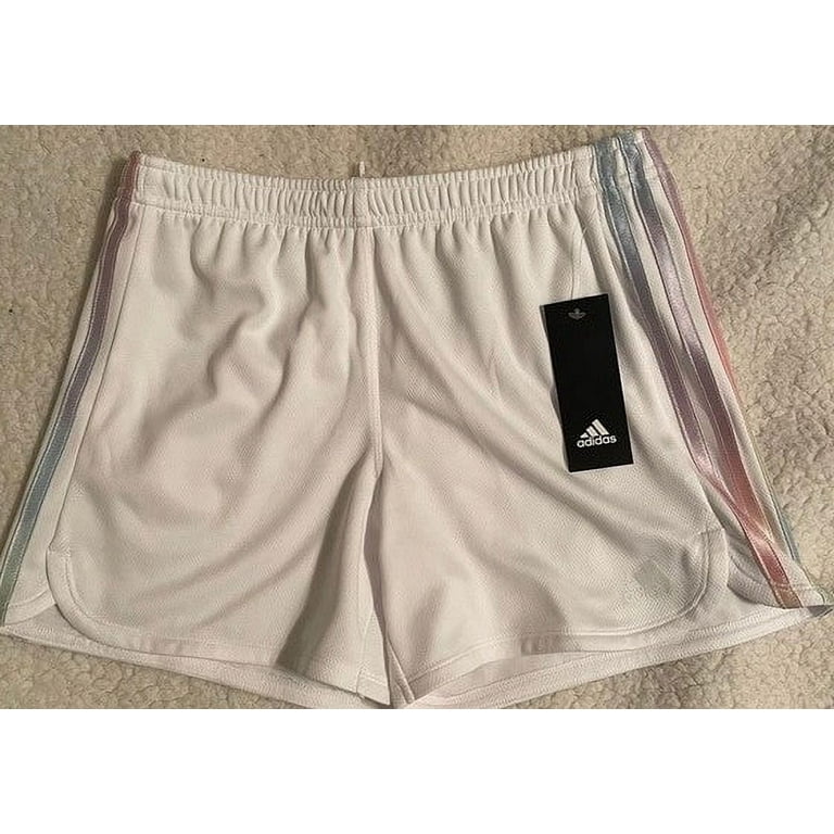 Girls white 2025 basketball shorts