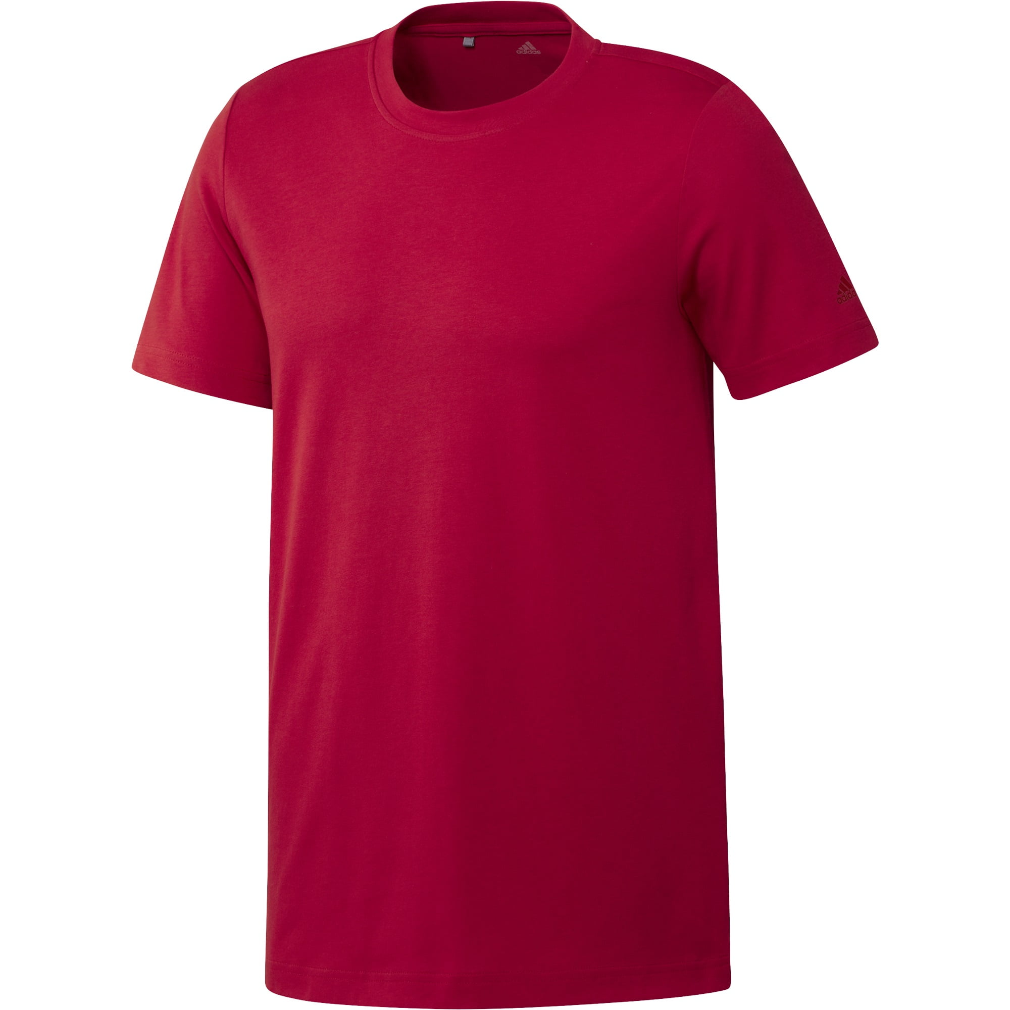 Adidas red golf shirt sales