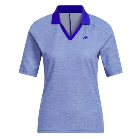 Adidas Golf Ladies No Show Polo Lucid Blue Large
