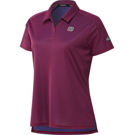 Adidas Golf Ladies Primeblue Short Sleeve Polo Scarlet Extra Small