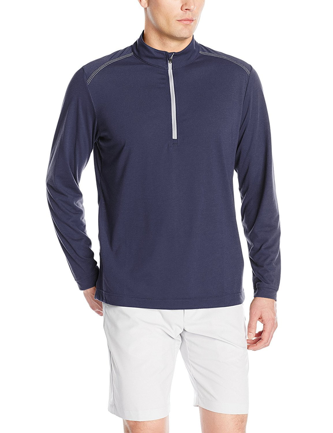 Adidas Golf Men's Adi Ultra Lightweight Upf 1/4 Zip Jacket, Color ...
