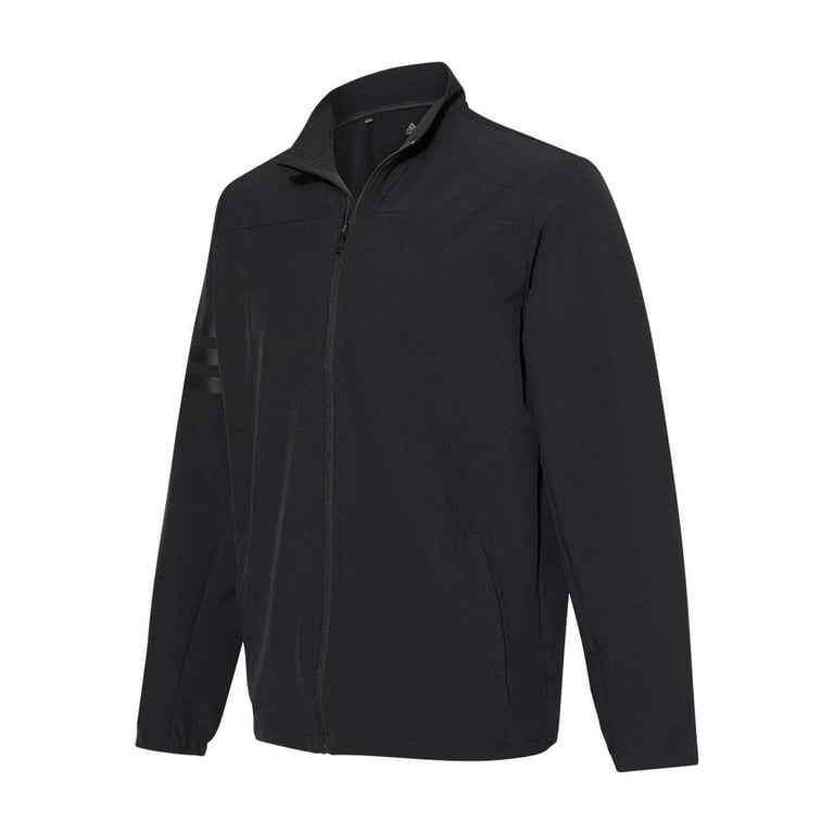 Adidas Golf Men's Climastorm 3-Stripe Full-Zip Rain Jacket Adidas Golf Men's Climastorm 3-Stripe Full-Zip Rain Jacket