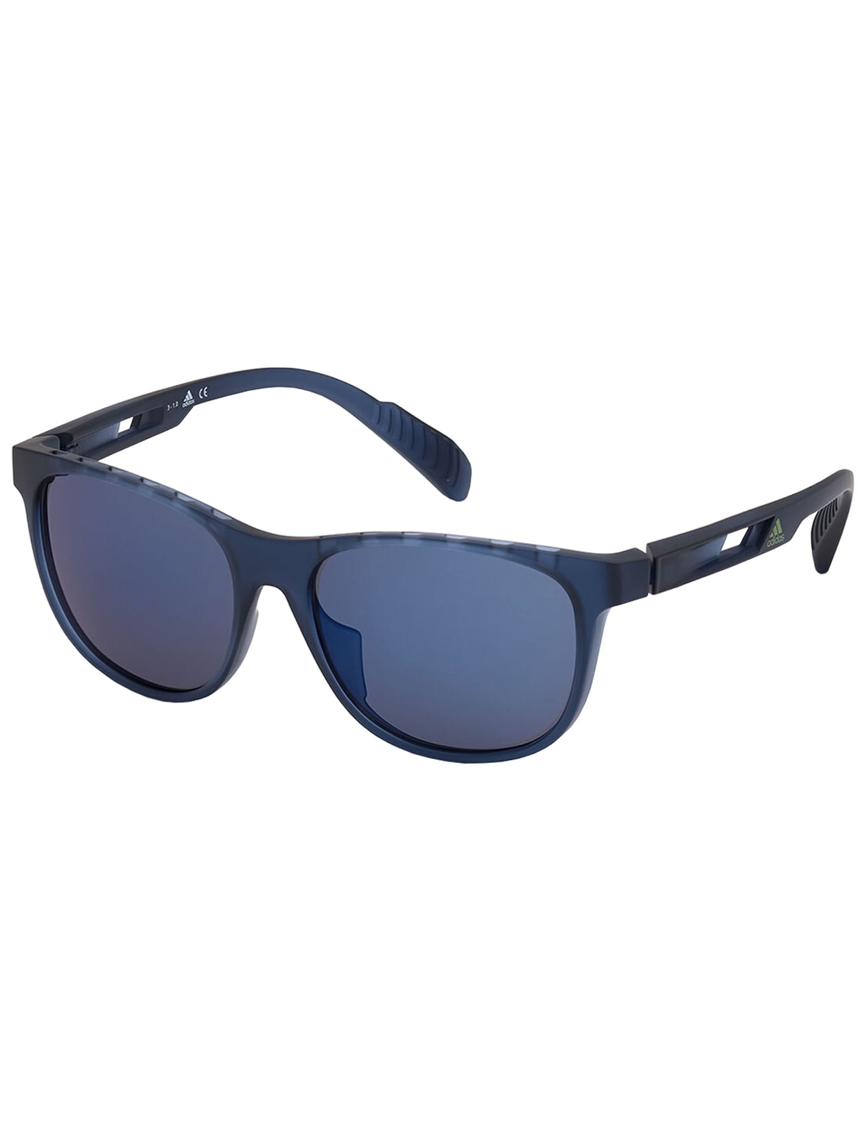Adidas Golf Men s SP0022 Full Frame Sport Sunglass Navy Frame Blue Mirror Lens